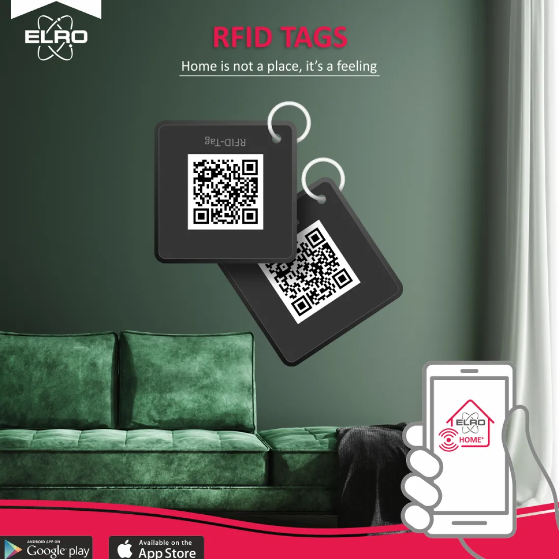 Accessoires alarmsystemen | Alarmsysteem Home+*ELRO Alarmtags Voor As90S Home+ Alarmsysteem (As90Ta2)
