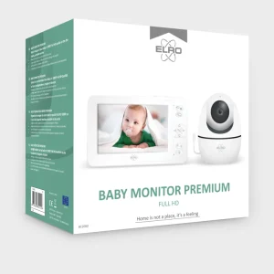 Babyfoon met monitor*ELRO Baby Monitor Premium 1080P Full Hd Babyfoon Met 12,7 Cm Scherm (Bc2000)
