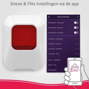 Accessoires alarmsystemen | Alarmsysteem Home+*ELRO Binnensirene Voor As90S Home+ Alarmsysteem (As90Sra)