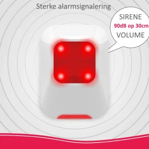 Accessoires alarmsystemen | Alarmsysteem Home+*ELRO Binnensirene Voor As90S Home+ Alarmsysteem (As90Sra)