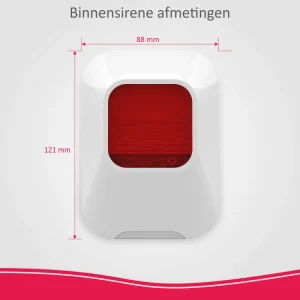 Accessoires alarmsystemen | Alarmsysteem Home+*ELRO Binnensirene Voor As90S Home+ Alarmsysteem (As90Sra)