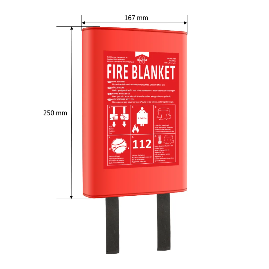brandpreventieset__x_rook_15.webp Koolmonoxidemelders | Rookmelders*ELRO Brandpreventieset - 2X Rookmelder Met 5 Jaar Batterij En Magneetmontage - Co Melder Met 10 Jaar Sensor - Blusdeken Hardcover 1,2M X 1,2M (Ff0404)