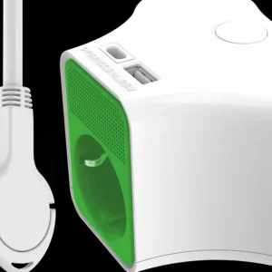 Elektra*ELRO Cube Design Stekkerdoos 5-Voudig Met 1,5M Snoer En Schakelaar – 3X Stopcontact + Usb + Usb-C – Kinderbeveiliging – Randaarde Stekker – Max. 3680W – Tuv Getest (Es903)