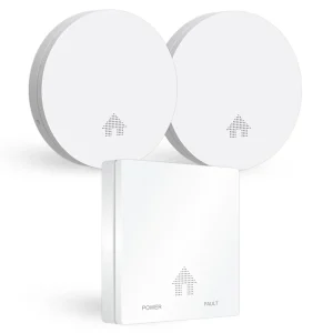 Koolmonoxidemelders | Rookmelders*ELRO Design Brandpreventieset - 2X Ultra Dunne Rookmelder & Ultra Dunne Koolmonoxidemelder Met 10 Jaar Batterij - Voldoet Aan Europese Norm En14604 En En50291 (Ff4610)