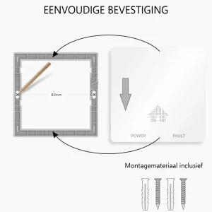 Koolmonoxidemelders | Rookmelders*ELRO Design Brandpreventieset - 2X Ultra Dunne Rookmelder & Ultra Dunne Koolmonoxidemelder Met 10 Jaar Batterij - Voldoet Aan Europese Norm En14604 En En50291 (Ff4610)