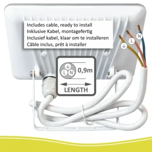 Floodlight | Buitenlamp led*ELRO Design Led Buitenlamp 10 Watt - Zwart (Lf5010)