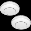 Slimme melders | Koppelbare rookmelders*ELRO Draadloos Koppelbare Rookmelders - Met Hittesensor - Voldoet Aan Europese Norm En14604 - 2 Pack (Fz5002R)