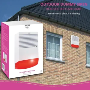 Dummy alarm*ELRO Dummy Alarmsirene Met Knipperend Led Licht (Ads1F)