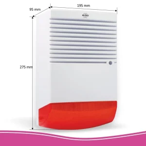 Dummy alarm*ELRO Dummy Alarmsirene Met Knipperend Led Licht (Ads1F)