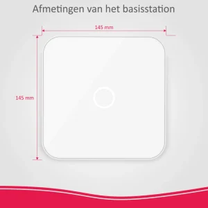 Alarmsysteem zonder meldkamer | Alarmsysteem Home+*ELRO As90S Home+ Slim Draadloos Alarmsysteem – Wifi – Gsm Functie – Als Beste Getest (As90S)