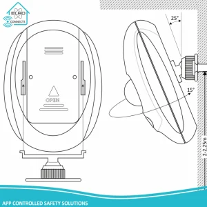 Smart alarm systems*ELRO Connects Bewegingsmelder (Sf40Pr)