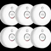 Rookmelders*ELRO Pro Design Rookmelder Met Automatische Zelftest En 10 Jaar Batterij - 6 Stuks (Ps4910)