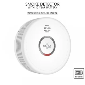 Rookmelders*ELRO Pro Design Rookmelder Met Automatische Zelftest En 10 Jaar Batterij (Ps4910)