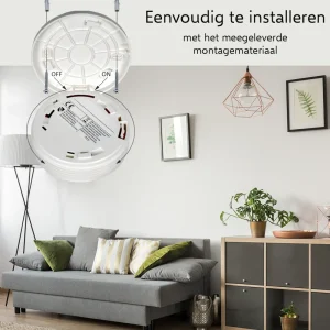 Rookmelders*ELRO Pro Design Rookmelder Met Automatische Zelftest En 10 Jaar Batterij - 6 Stuks (Ps4910)