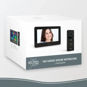Video deur intercom | Deurintercom met camera*ELRO Pro Pv40 Full Hd Video Deur Intercom Systeem Met Extra Monitor (Pv40)