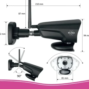 Draadloze camera's*ELRO Extra Camera Voor Cz60Rip Color Night Vision Beveiligingscamera Set (Cc60Rxx)