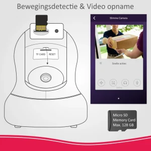 Accessoires alarmsystemen | Alarmsysteem Home+*ELRO Full Hd Pan/Tilt Beveiligingscamera Voor As90S Home+ Alarmsysteem (As90Ca)