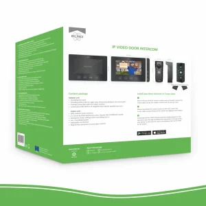 Video deur intercom | Deurintercom met camera*ELRO Ip Wifi Deurintercom Met 2 Monitoren (Dv50)