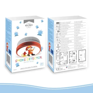 Rookmelders*ELRO Kids Rookmelder Brandweerman Met 10 Jaar Batterij (Fs8110)