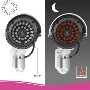 Dummy camera met led | Dummy camera's*ELRO Outdoor Dummy Camera Met Leds – 2 Pack (Cdb25S-2)