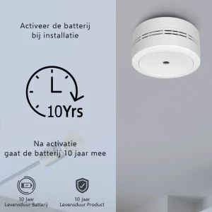 Rookmelders*ELRO Rookmelder - Compact Design Met 10 Jaar Batterij - Geschikt Voor In Caravan, Camper En Boot - 2 Pack (Fs7810)