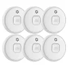 Rookmelders*ELRO Rookmelder Met 10 Jaar Batterij - 6 Stuks (Fs2010)