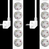 Elektra*ELRO Stekkerdoos 7-Voudig Met 1,5M Snoer En Schakelaar – 5X Stopcontact + Usb + Usb-C – Kinderbeveiliging – Randaarde Stekker – Max. 3680W – Tuv Getest | 2-Pack (Es305)