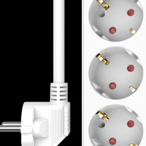 Elektra*ELRO Stekkerdoos 5-Voudig Met 1,5M Snoer En Schakelaar – 3X Stopcontact + Usb + Usb-C – Kinderbeveiliging – Randaarde Stekker – Max. 3680W – Tuv Getest (Es303)