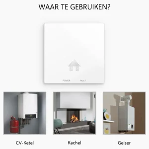 Koolmonoxidemelders*ELRO Ultra Dunne Koolmonoxidemelder Met 10 Jaar Batterij (Fc4610)