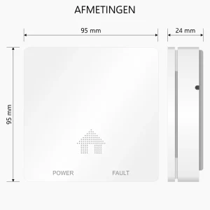 Koolmonoxidemelders*ELRO Ultra Dunne Koolmonoxidemelder Met 10 Jaar Batterij (Fc4610)
