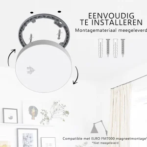 Rookmelders*ELRO Ultra Dunne Rookmelders En Koolmonoxidemelder (Fs4610 + Fc2702)