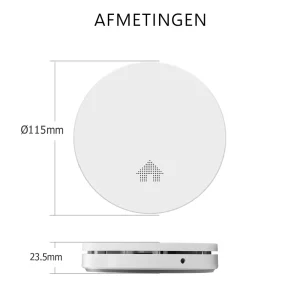 Rookmelders*ELRO Ultra Dunne Rookmelders En Koolmonoxidemelder (Fs4610 + Fc2702)