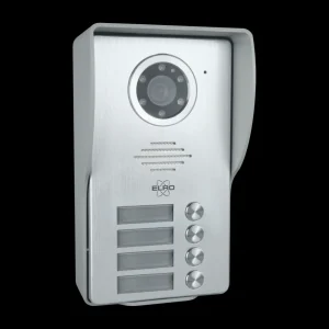 Video deur intercom | Deurintercom met camera*ELRO Video Deur Intercom - 4 Appartementen - Met 4 X 7 Inch Kleurenscherm (Dv477W4)