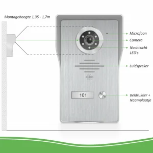 Video deur intercom*ELRO Wifi Ip Video Deur Intercom (Dv477Ip)